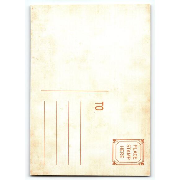 Vintage Blue Coat Santa Claus Christmas Lithograph Postcard 5.5x4 in Snow - Picture 2 of 2